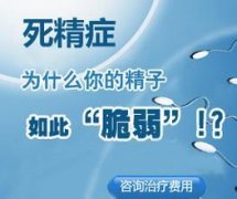 治疗死精多少钱